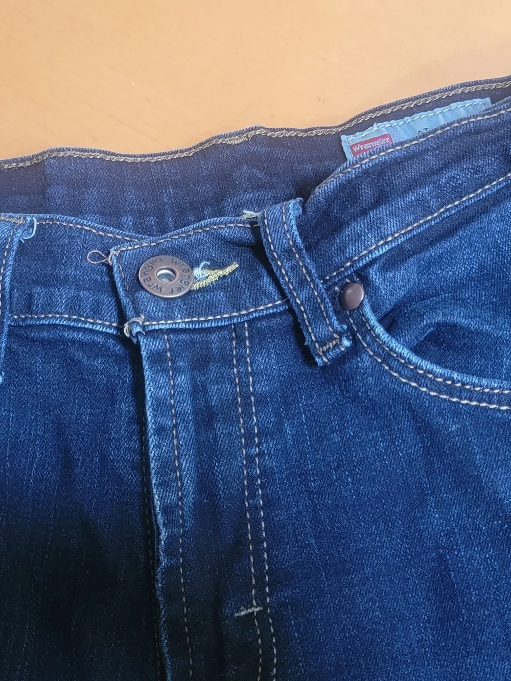 Wrangler Dark Blue Denim Jeans Size 28x30